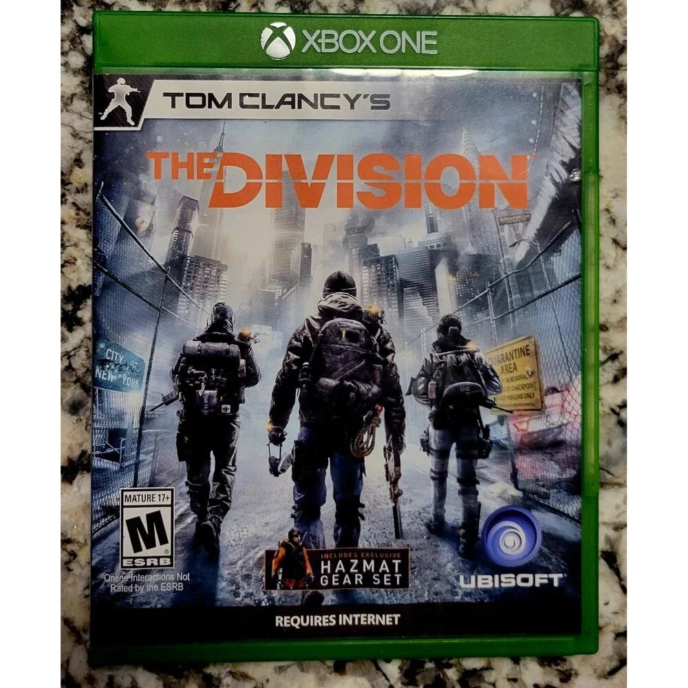 XBOX ONE: Clancy's: The Division,NO MANUAL, CLN DISC, TESTED, FAST SHIPPING